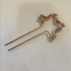 Free People Gold Star Hairpin